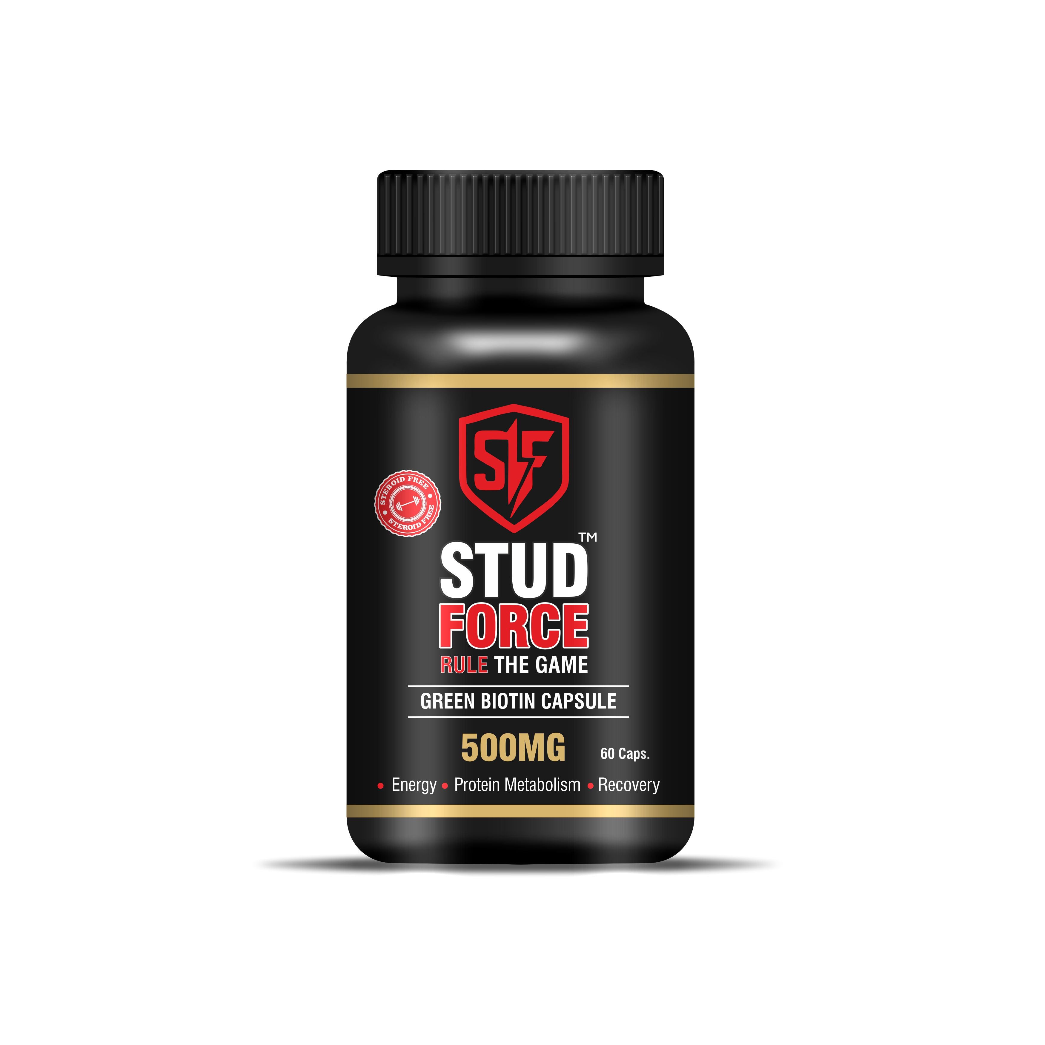 GREEN BIOTINE 500 CAPSULES